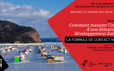Développement durable : Retour sur le webinaire co-organisé avec le CQDD